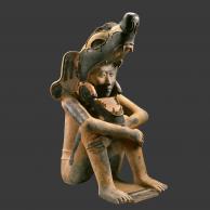 Sculpture HOMME ASSIS de la Galerie Mermoz