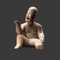 Sculpture PERSONNAGE NU ASSIS de la Galerie Mermoz