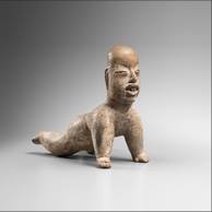 Sculpture BABY FACE TURNING INTO A JAGUAR de la Galerie Mermoz