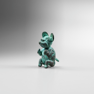 Sculpture Jaguar assis de la Galerie Mermoz