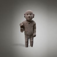 Sculpture XIPE TOTEC, DIEU DE LA FERTILITÉ, DU PRINTEMPS ET DE LA GUERRE de la Galerie Mermoz