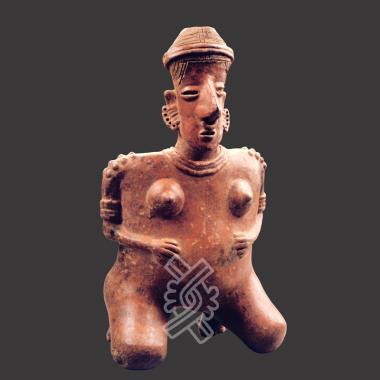 FEMME NUE ENCEINTE – NAYARIT – Mexique – Art précolombien de la Galerie Mermoz