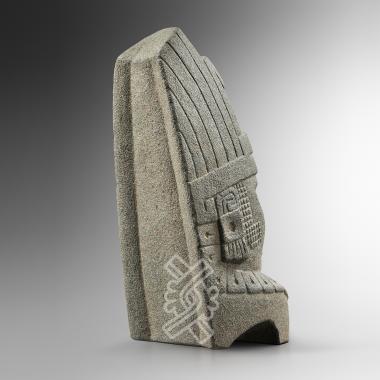 Ceremonial-palma-representing-a-great-richly-adorned-sovereign de la Galerie Mermoz