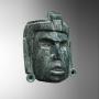 Masque représentant le visage d'un dignitaire Chontal de la Galerie Mermoz
